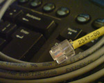 RJ11 plug and cable