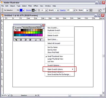 Loading ASE files in Adobe Illustrator