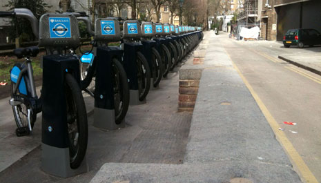 Rental bikes in London