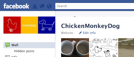 Chickenmonkeydog's Facebook page
