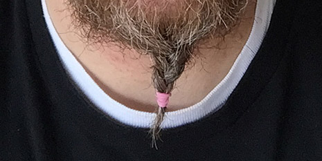 A braided beard