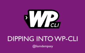 Dipping into WP-CLI